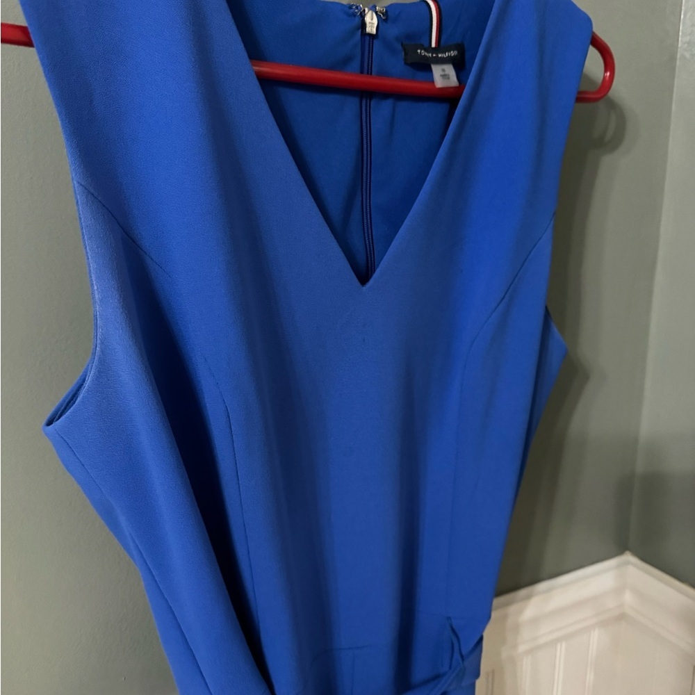 Tommy Hilfiger Royal Blue Sleeveless Jumpsuit - Picture 4 of 6